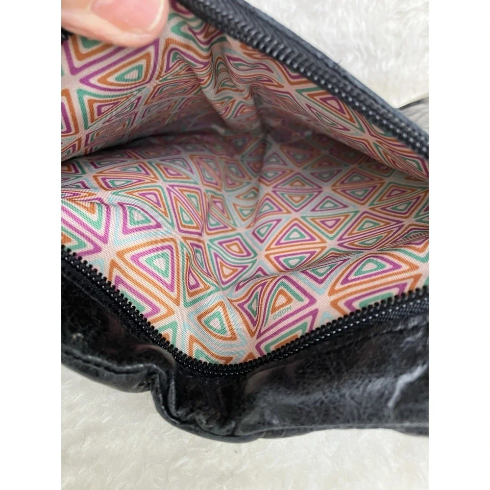 Hobo International Lauren Kiss Lock Clutch Wallet In Black